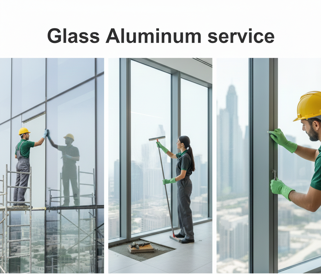 glass & aluminum works in dubai